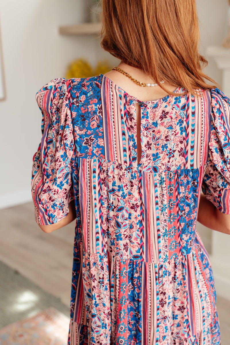 It's a Delicacy Tiered Dress - Maple Row Boutique