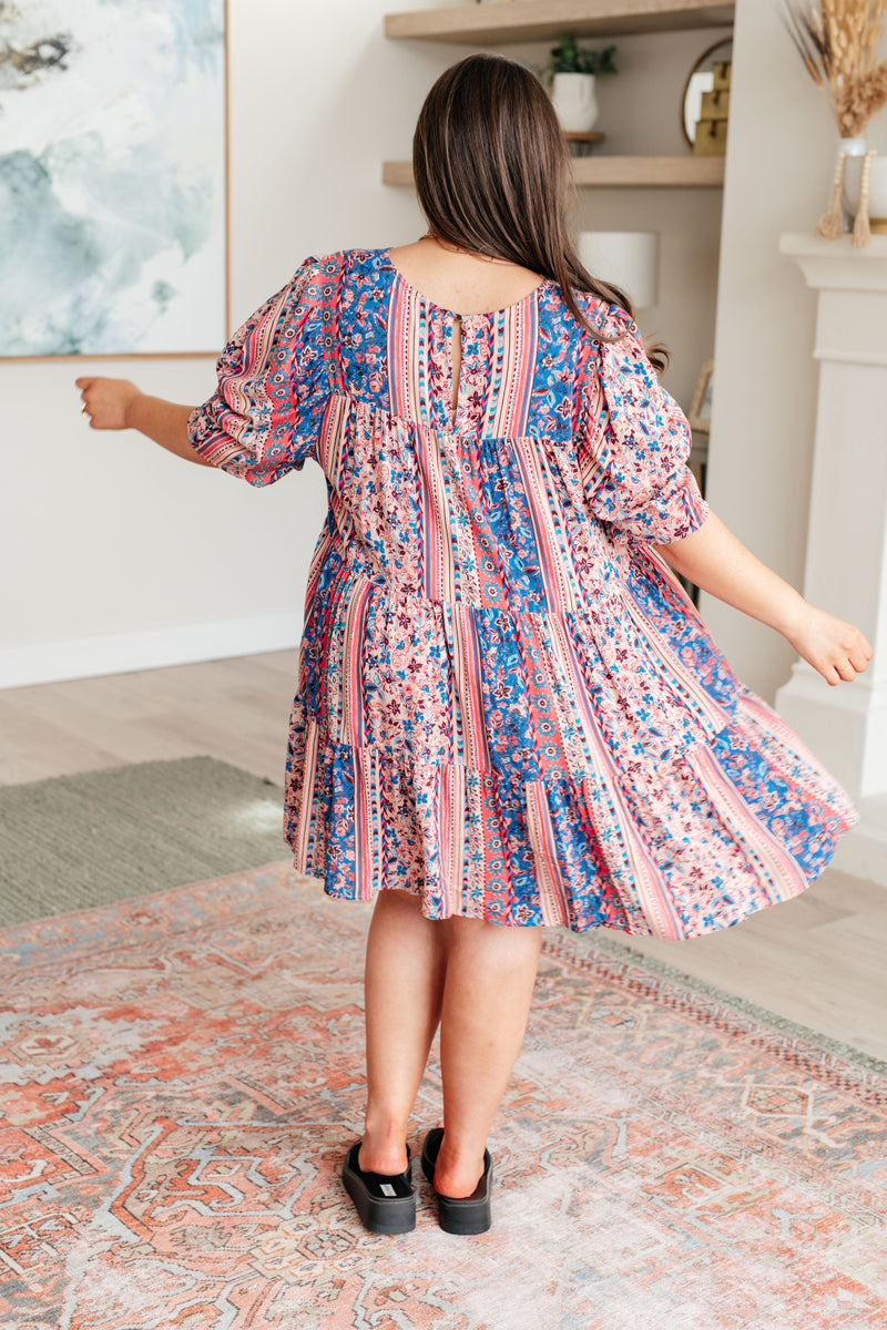 It's a Delicacy Tiered Dress - Maple Row Boutique