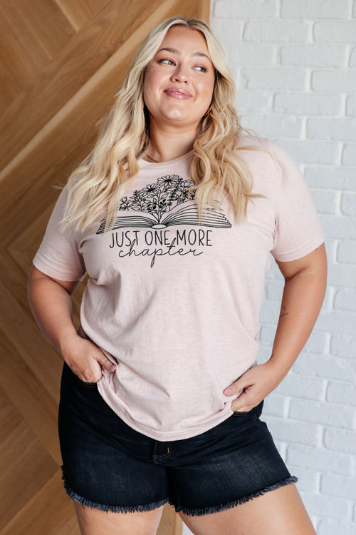Just One More Chapter Graphic Tee - Maple Row Boutique 
