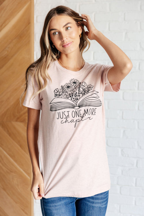 Just One More Chapter Graphic Tee - Maple Row Boutique 