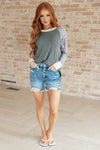 Kara High Rise Rigid Magic Button Fly Cutoff Shorts - Maple Row Boutique 