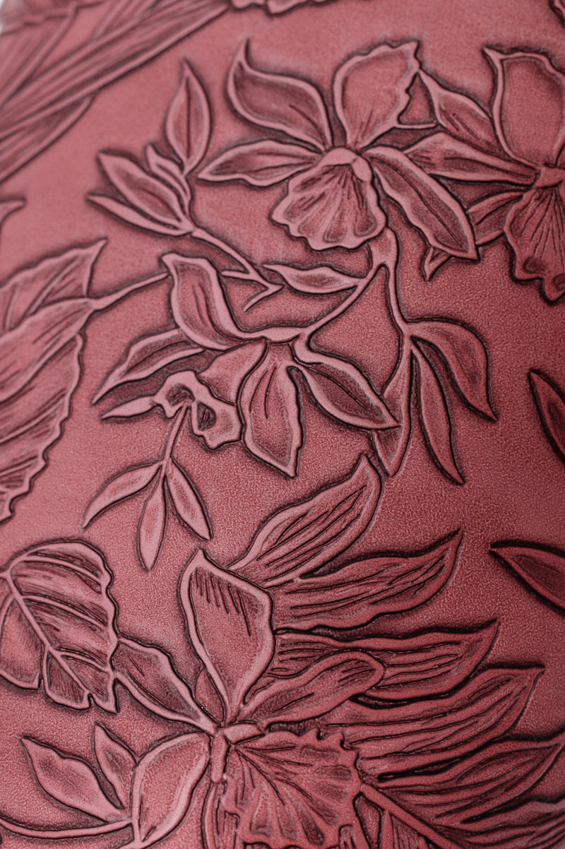 Life In Luxury Large Capacity Cosmetic Bag in Merlot - Maple Row Boutique