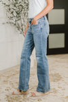 Lorena Mid Rise Vintage Wash Bootcut Jeans - Maple Row Boutique