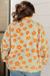 Love It Don't Leave It Floral Fleece Jacket - Maple Row Boutique