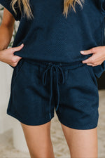 Love on the Loose Quilted Bottoms in Navy - Maple Row Boutique