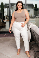 Maddie Mid Rise Braided Side Seam Relaxed Jeans - Maple Row Boutique