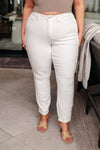 Maddie Mid Rise Braided Side Seam Relaxed Jeans - Maple Row Boutique