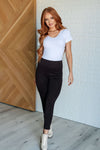 Magic Ankle Crop Skinny Pants in Chocolate - Maple Row Boutique 