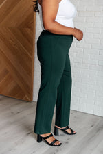 Magic Straight Pants in Hunter Green - Maple Row Boutique 