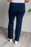 Magic Straight Pants in Navy - Maple Row Boutique 