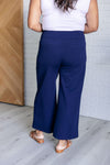 Magic Wide Leg Crop Pants in Navy - Maple Row Boutique 