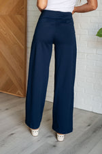 Magic Wide Leg Pants in Navy - Maple Row Boutique 