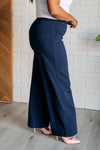 Magic Wide Leg Pants in Navy - Maple Row Boutique 