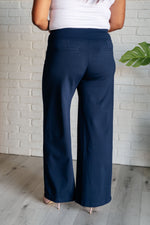 Magic Wide Leg Pants in Navy - Maple Row Boutique 