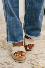 Maureen High Rise Distressed Bootcut Jeans - Maple Row Boutique