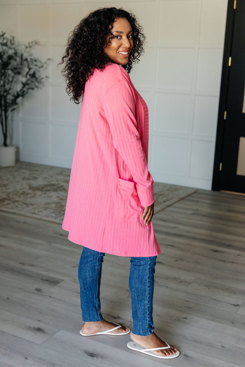 Modern Idealist Open Front Cardigan - Maple Row Boutique 