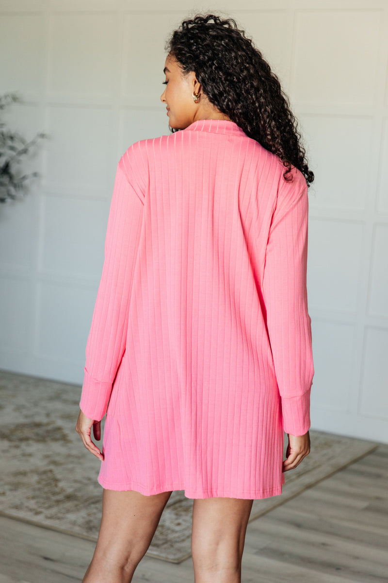 Modern Idealist Open Front Cardigan - Maple Row Boutique 