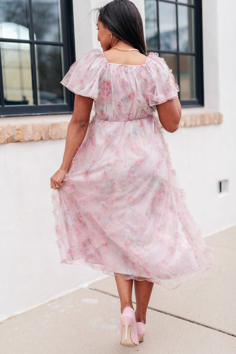 My Little Songbird Fluttersleeve Dress - Maple Row Boutique
