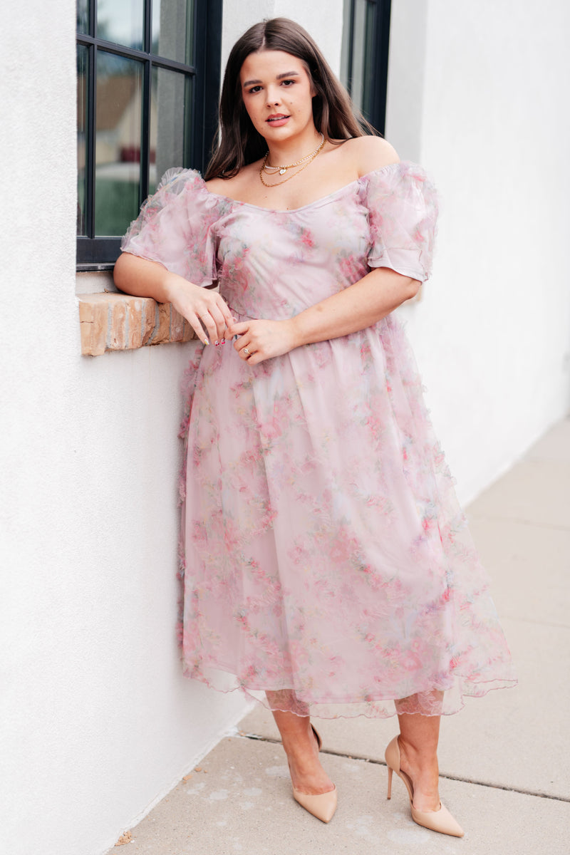 My Little Songbird Fluttersleeve Dress - Maple Row Boutique