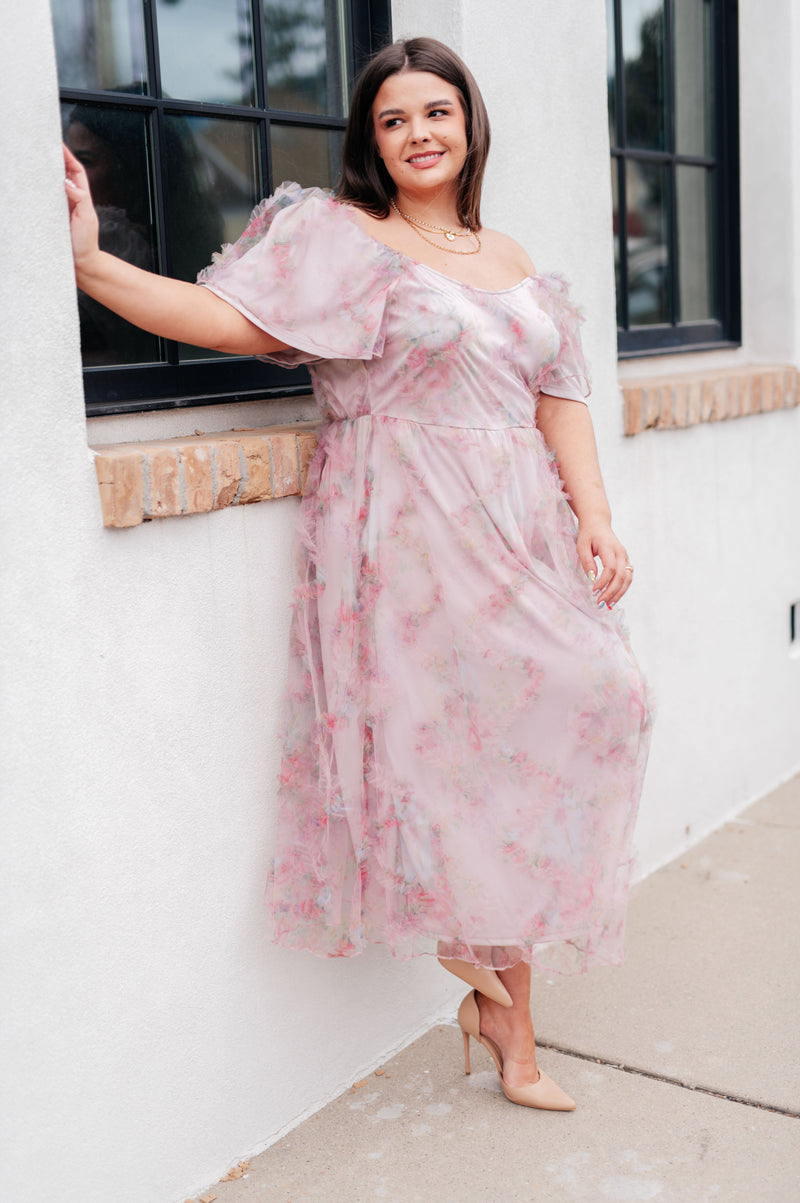 My Little Songbird Fluttersleeve Dress - Maple Row Boutique