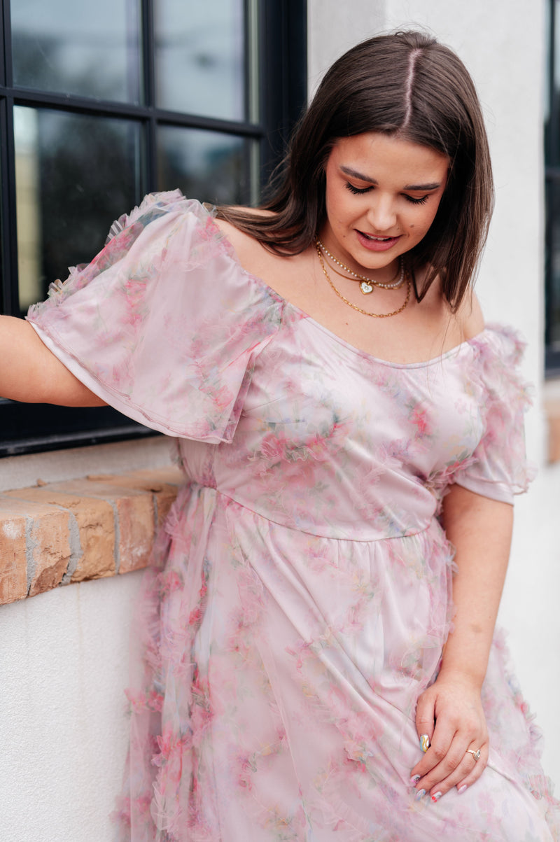 My Little Songbird Fluttersleeve Dress - Maple Row Boutique