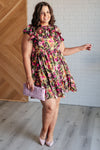 Name it and Claim It Floral Dress - Maple Row Boutique