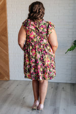 Name it and Claim It Floral Dress - Maple Row Boutique