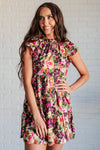 Name it and Claim It Floral Dress - Maple Row Boutique