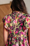Name it and Claim It Floral Dress - Maple Row Boutique