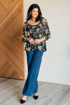 New Beginnings Square Neck Blouse - Maple Row Boutique 