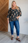 New Beginnings Square Neck Blouse - Maple Row Boutique 