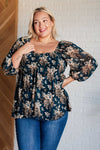 New Beginnings Square Neck Blouse - Maple Row Boutique 