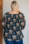 New Beginnings Square Neck Blouse - Maple Row Boutique 