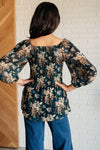New Beginnings Square Neck Blouse - Maple Row Boutique 