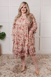 Next to You Balloon Sleeve Floral Dress - Maple Row Boutique 