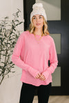 Nice to Each Other Raglan Sleeve Top in Fuchsia - Maple Row Boutique