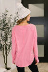 Nice to Each Other Raglan Sleeve Top in Fuchsia - Maple Row Boutique