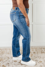 Nivea Vintage Wash Thermal Straight Jeans - Maple Row Boutique
