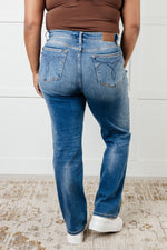 Nivea Vintage Wash Thermal Straight Jeans - Maple Row Boutique