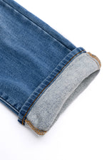 Nivea Vintage Wash Thermal Straight Jeans - Maple Row Boutique