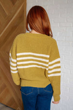 On Top of the World Striped Cardigan - Maple Row Boutique 