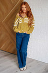 On Top of the World Striped Cardigan - Maple Row Boutique 