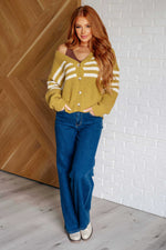 On Top of the World Striped Cardigan - Maple Row Boutique 