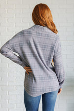 Out of the Way Plaid Button Up - Maple Row Boutique 