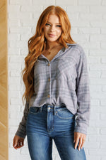 Out of the Way Plaid Button Up - Maple Row Boutique 