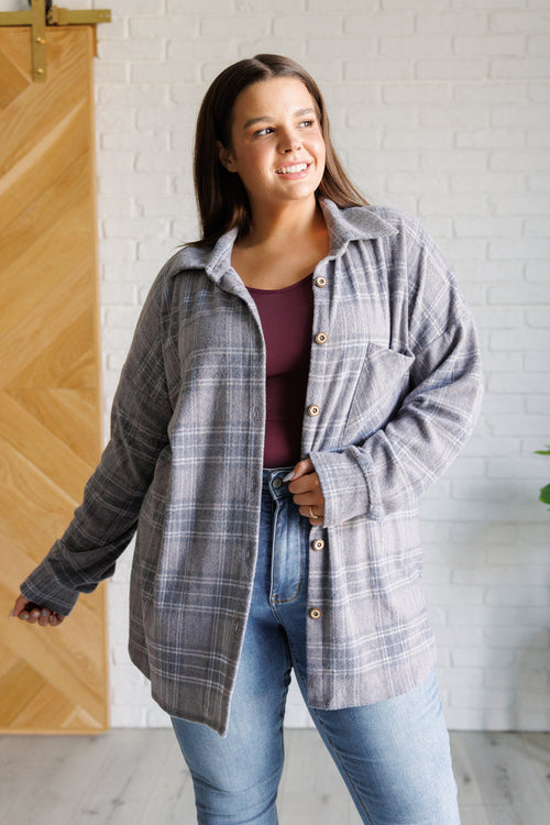 Out of the Way Plaid Button Up - Maple Row Boutique 
