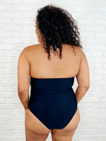 Palma Mesh Detail Halter Swimsuit - Maple Row Boutique