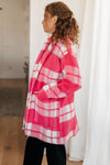 Passion in Plaid Coat in Pink - Maple Row Boutique 