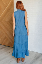 Perfect Choice Denim Maxi Dress - Maple Row Boutique 