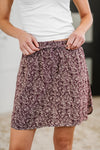 Petal Poppin' High Waisted Dolphin Skirt - Maple Row Boutique